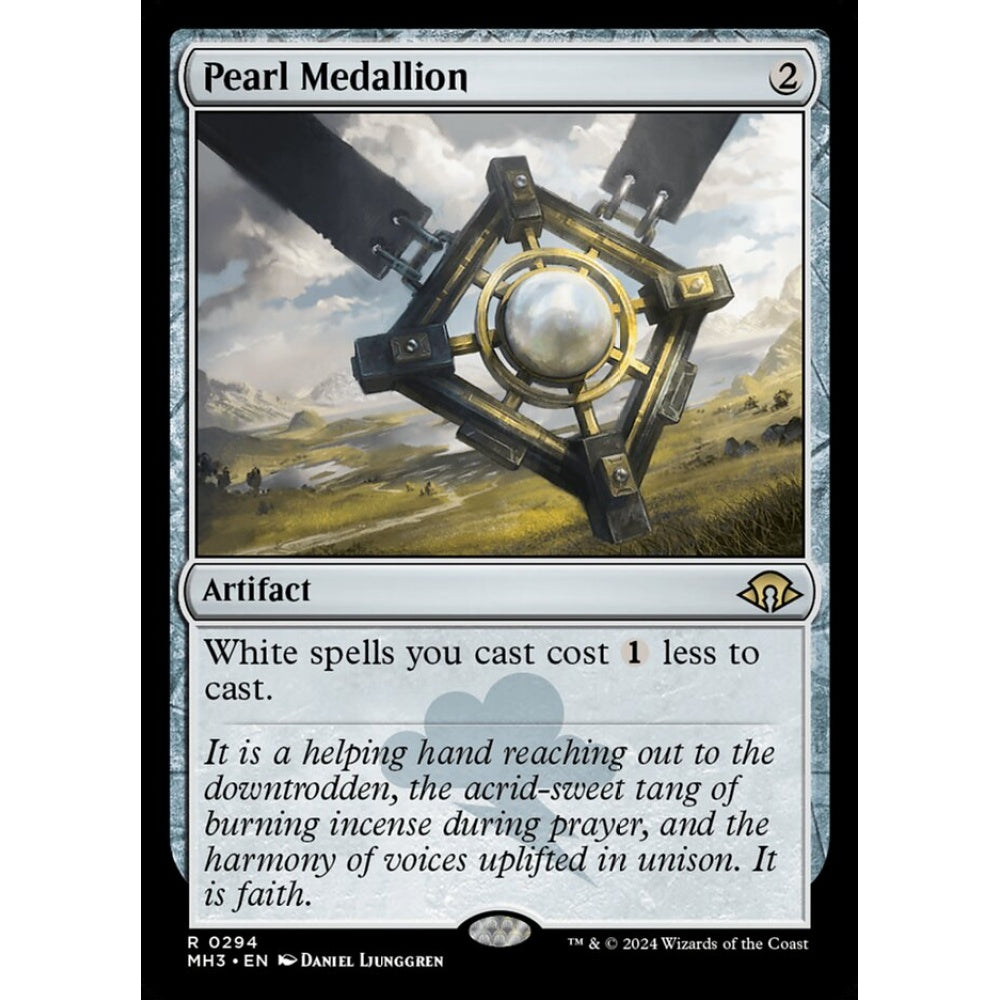 Pearl Medallion, 294, rare, Magic: The Gathering, Modern Horizons 3