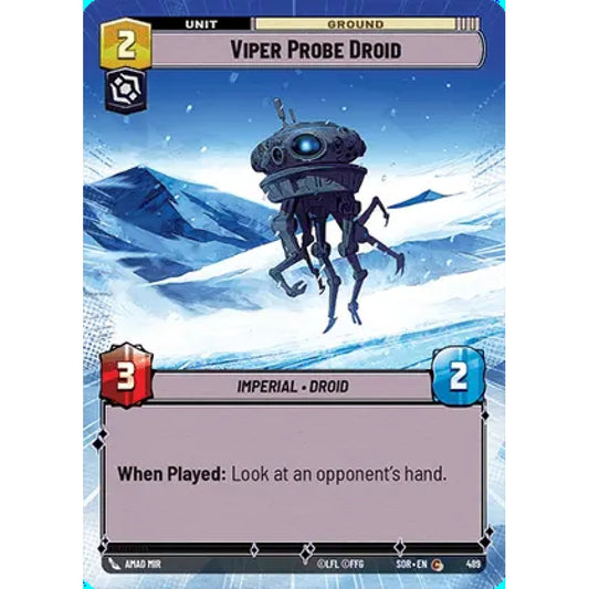 Viper Probe Droid, 489, C, Star Wars Unlimited, Sparks Of Rebellion