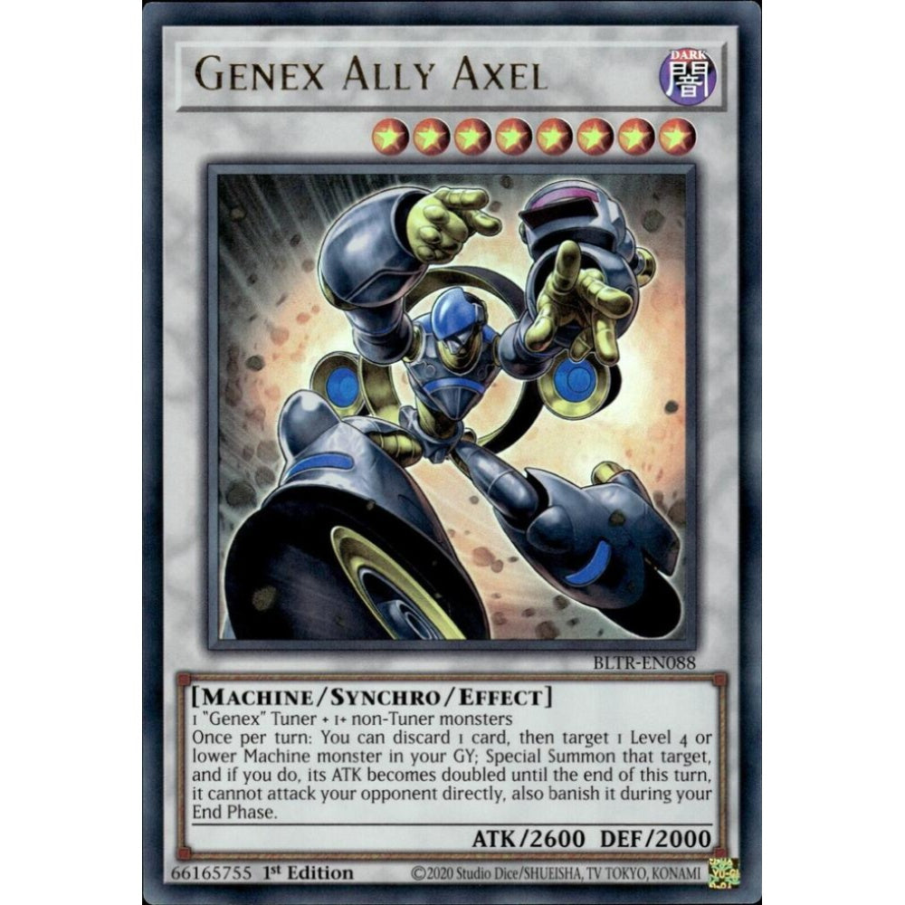 Genex Ally Axel BLTR-EN088 Ultra Yu-Gi-Oh Battles of Legend: Terminal Revenge