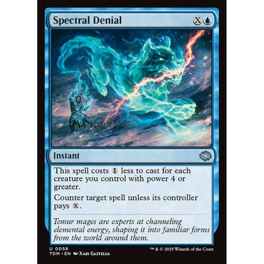 Spectral Denial uncommon 58 Magic the Gathering Tarkir: Dragonstorm