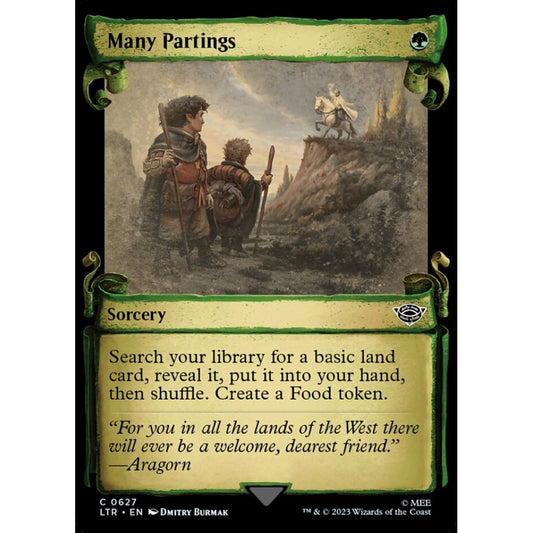 Many Partings, common, 627, Magic the Gathering, The Lord of the Rings: Tales of Middle-earth
