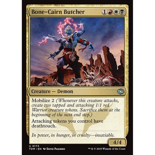 Bone-Cairn Butcher uncommon 173 Magic the Gathering Tarkir: Dragonstorm