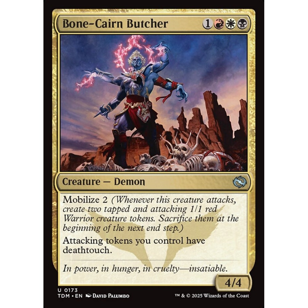 Bone-Cairn Butcher uncommon 173 Magic the Gathering Tarkir: Dragonstorm