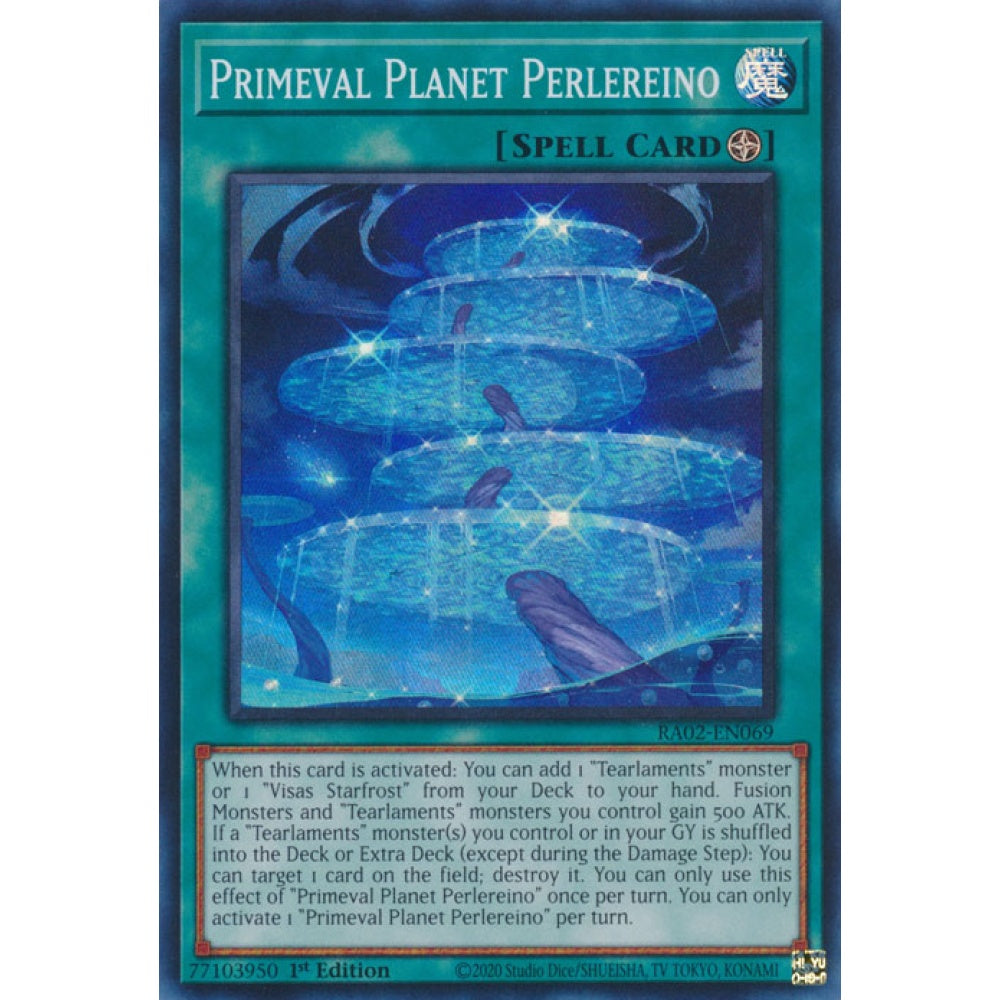 Primeval Planet Perlereino RA02-EN069 Collector's Rare Collector's Rare Yu-Gi-Oh 25th Anniversary Rarity Collection II in Art
