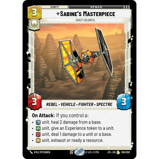 Sabine's Masterpiece, R, JTL 250), Star Wars Unlimited