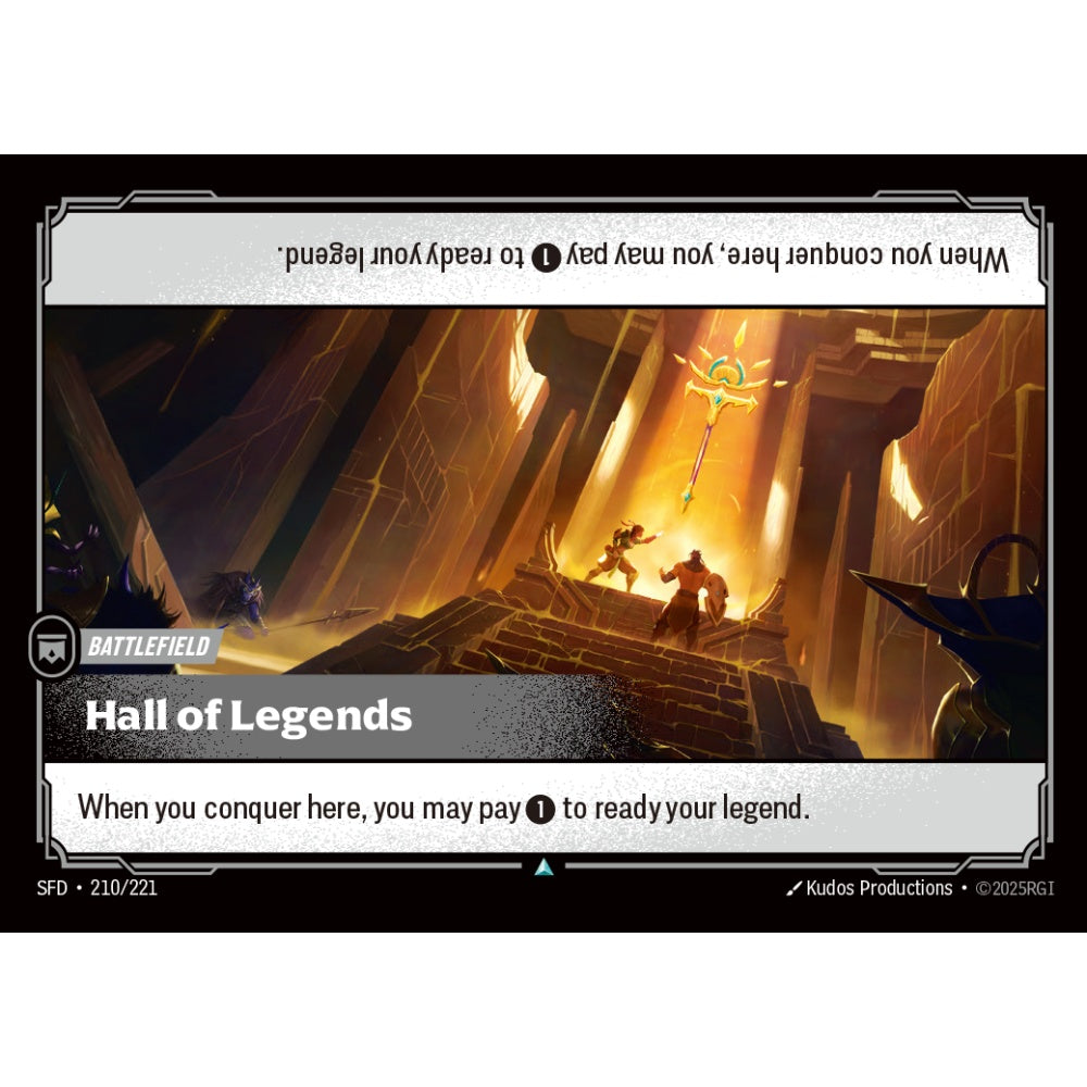 Hall of Legends SFD-210/221 Riftbound Card Game Spiritforged Uncommon
