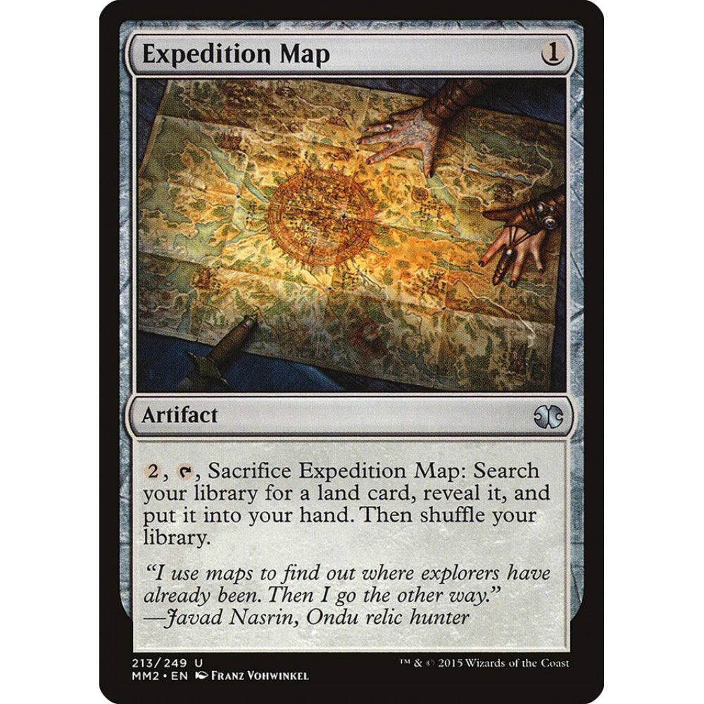 Expedition Map uncommon 213 Magic the Gathering Modern Masters 2015