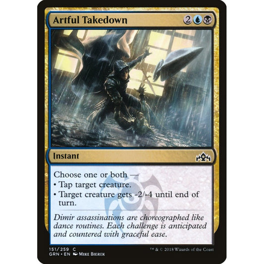 Artful Takedown common 151 Magic the Gathering Guilds of Ravnica