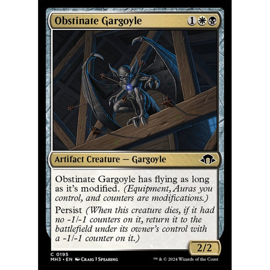 Obstinate Gargoyle, 195, common, Magic: The Gathering, Modern Horizons 3
