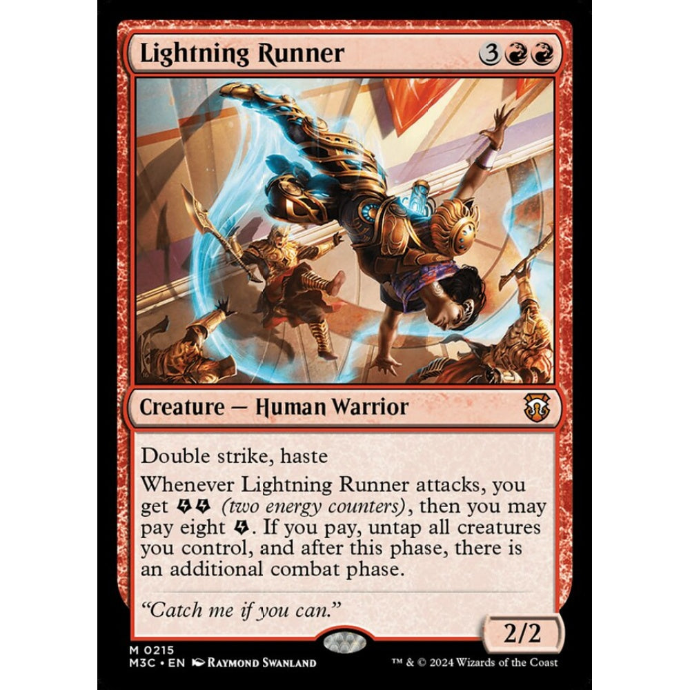 Lightning Runner, 215, mythic, Magic: The Gathering, Modern Horizons 3