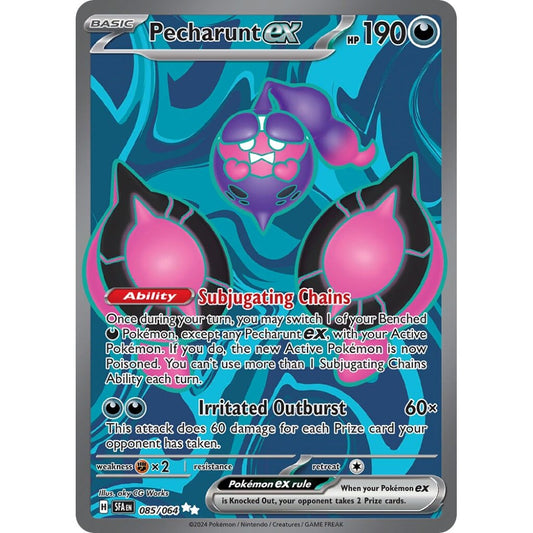 Pecharunt ex Ultra Rare 085/064 Pokemon Card Game Shrouded Fable