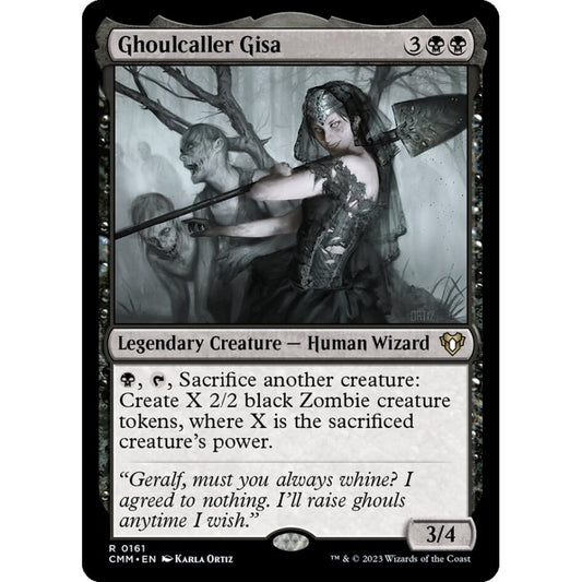 Ghoulcaller Gisa rare 161 Magic the Gathering Commander Masters