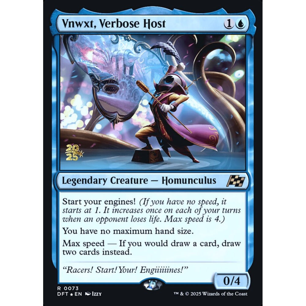 Vnwxt, Verbose Host rare 73s Magic the Gathering Aetherdrift Promos