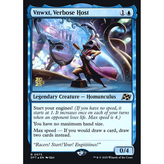 Vnwxt, Verbose Host rare 73s Magic the Gathering Aetherdrift Promos