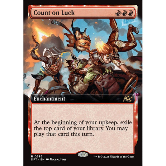 Count on Luck, 385, rare, Magic: The Gathering, Aetherdrift