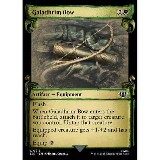 Galadhrim Bow, common, 618, Magic the Gathering, The Lord of the Rings: Tales of Middle-earth