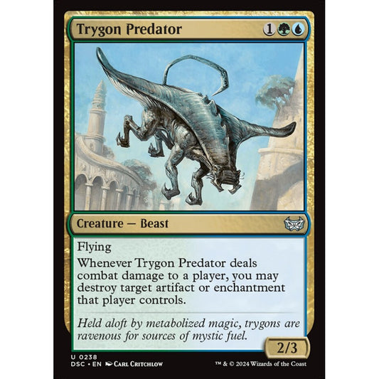 Trygon Predator, 238, uncommon, Magic: The Gathering, Duskmourn: House of Horror