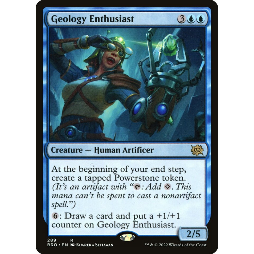 Geology Enthusiast rare 289 Magic the Gathering The Brothers' War