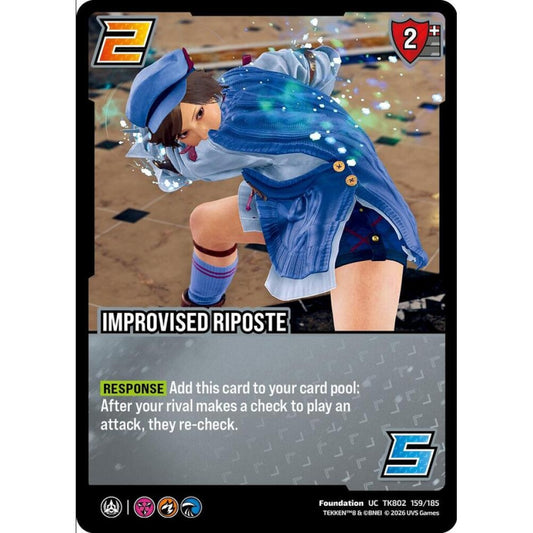 Improvised Riposte 159/185 TK802 Universus Tekken 8 Foundation UC