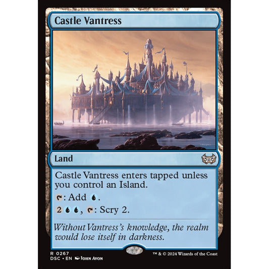 Castle Vantress, 267, rare, Magic: The Gathering, Duskmourn: House of Horror