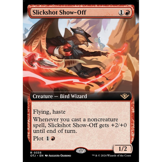 Slickshot Show-Off, 335, rare, Magic: The Gathering, Outlaws of Thunder Junction