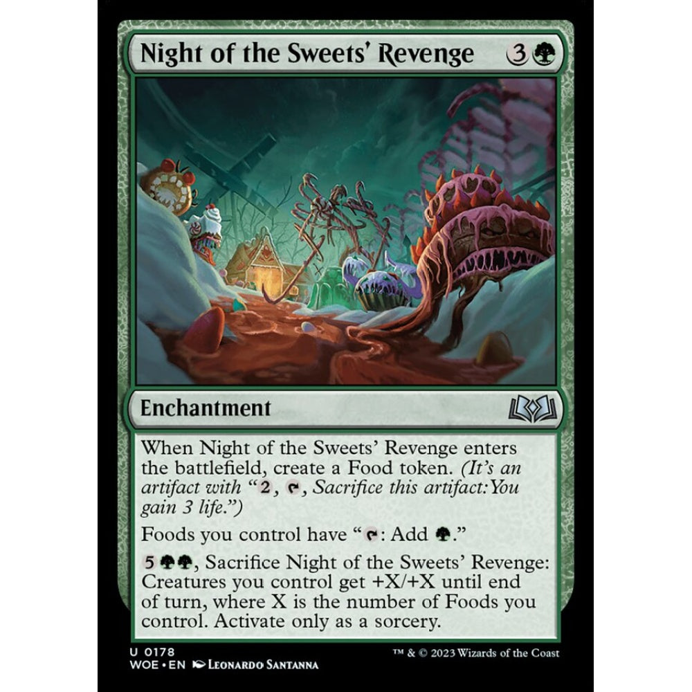 Night of the Sweets' Revenge, uncommon, 178, Magic the Gathering, Wilds of Eldraine
