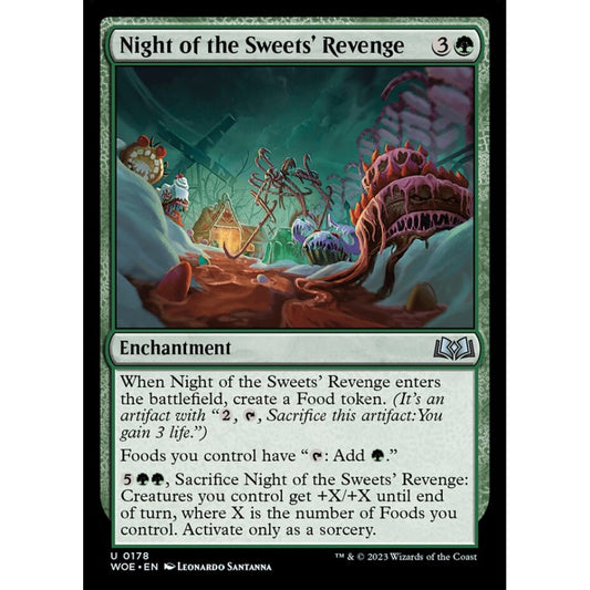 Night of the Sweets' Revenge, uncommon, 178, Magic the Gathering, Wilds of Eldraine