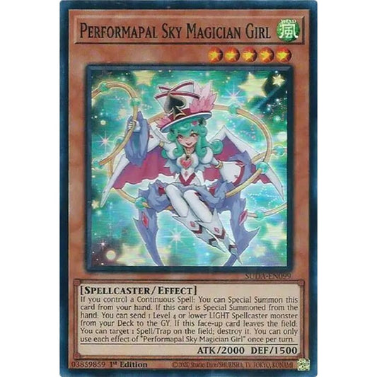 Performapal Sky Magician Girl SUDA-EN099 Super Yu-Gi-Oh Supreme Darkness