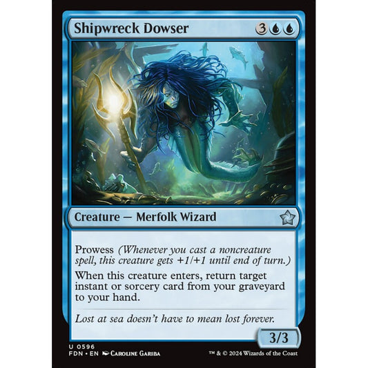 Shipwreck Dowser, 596, uncommon, Magic: The Gathering, Foundations