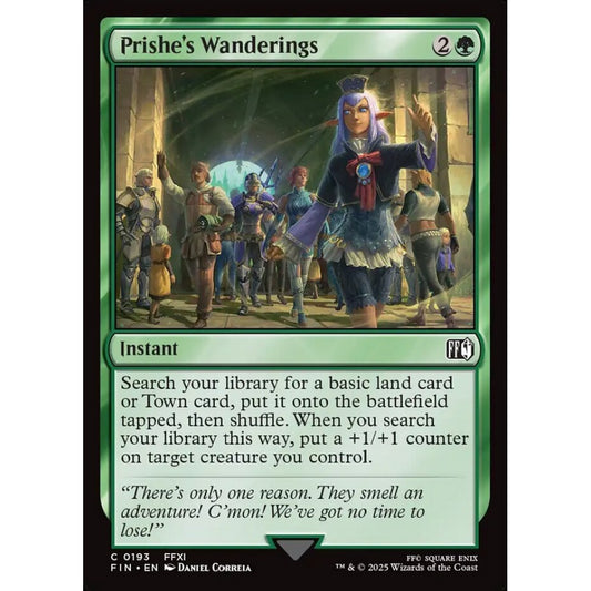 Prishe's Wanderings common 193 Magic the Gathering Final Fantasy