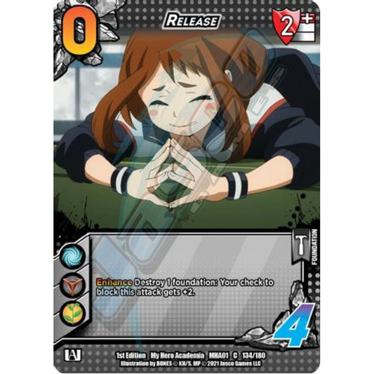 Release, 134/180, C, UniVersus, MHA01 My Hero Academia