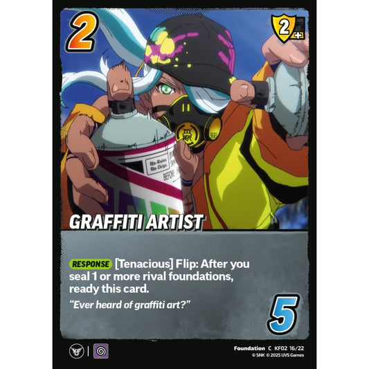Graffiti Artist 16/22 KF02 Universus The King of Fighters XV: Challenger Series: Team Rival Foundation C