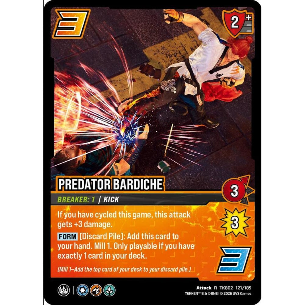 Predator Bardiche 121/185 TK802 Universus Tekken 8 Attack R