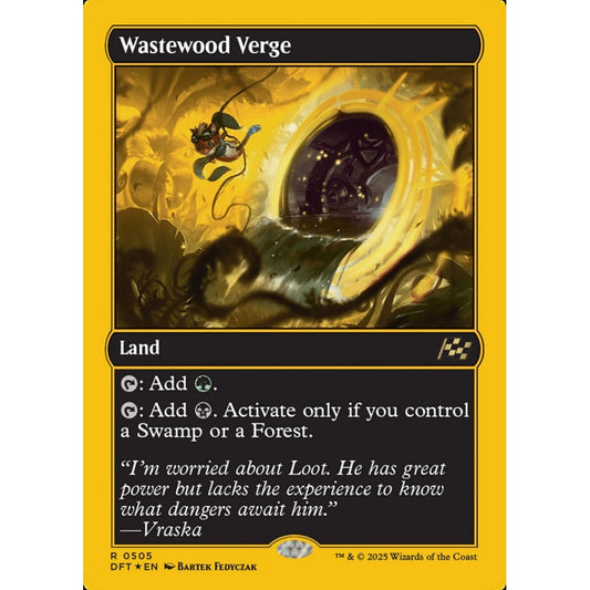 Wastewood Verge, 505, rare, Magic: The Gathering, Aetherdrift