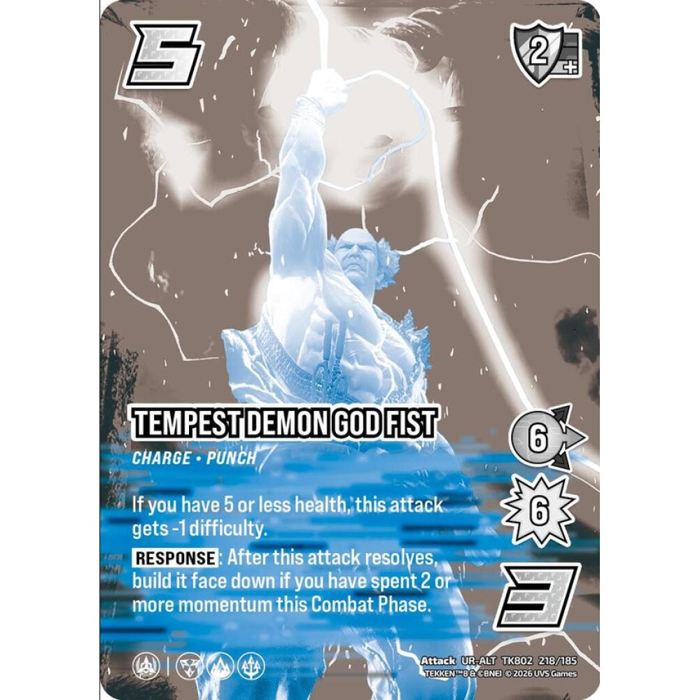 Tempest Demon God Fist 218/185 TK802 Universus Tekken 8 Attack UR-ALT