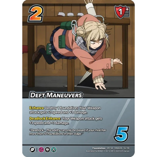 Deft Maneuvers, 14/18, XR-SE, UniVersus, MHA06 Jet Burn