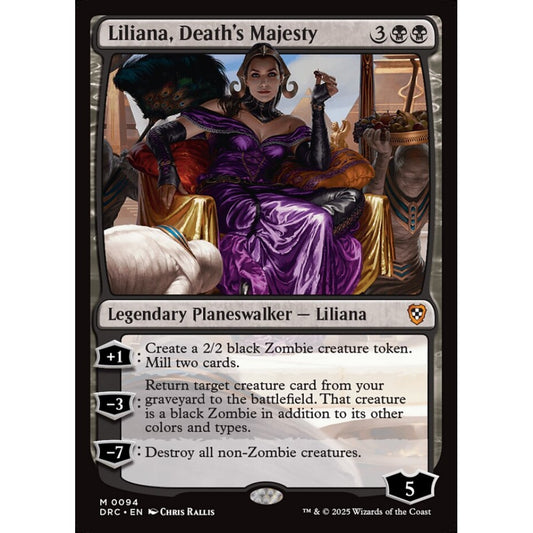 Liliana, Death's Majesty, 94, mythic, Magic: The Gathering, Aetherdrift Commander