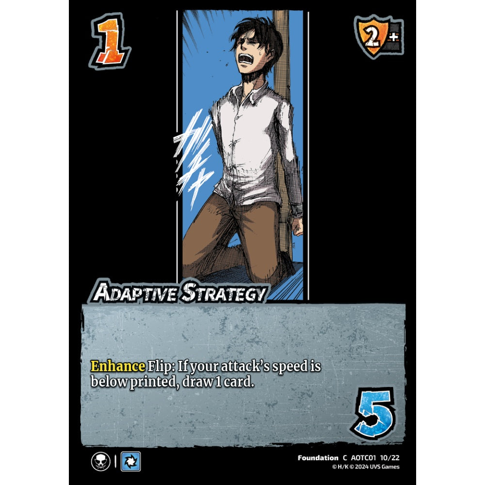 Adaptive Strategy, 10/22, C, UniVersus, Attack on Titan: Battle for Humanity