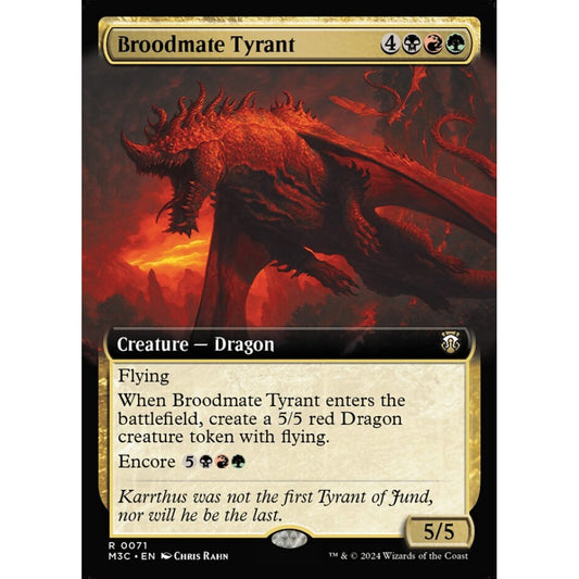 Broodmate Tyrant, 71, rare, Magic: The Gathering, Modern Horizons 3