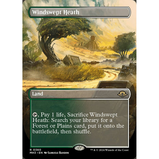 Windswept Heath, 360, rare, Magic: The Gathering, Modern Horizons 3