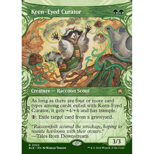 Keen-Eyed Curator, 322, rare, Magic: The Gathering, Bloomburrow