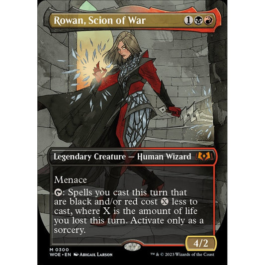 Rowan, Scion of War, mythic, 300, Magic the Gathering, Wilds of Eldraine