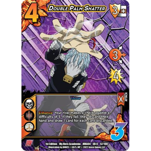 Double Palm Shatter, 057/108, XR-C, UniVersus, MHA04 League of Villains