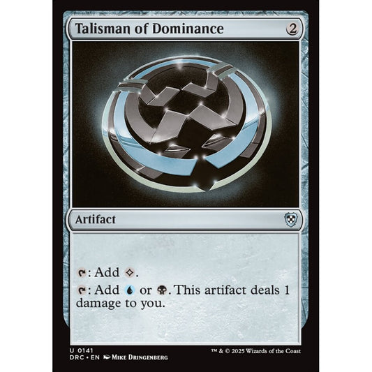 Talisman of Dominance, 141, uncommon, Magic: The Gathering, Aetherdrift Commander