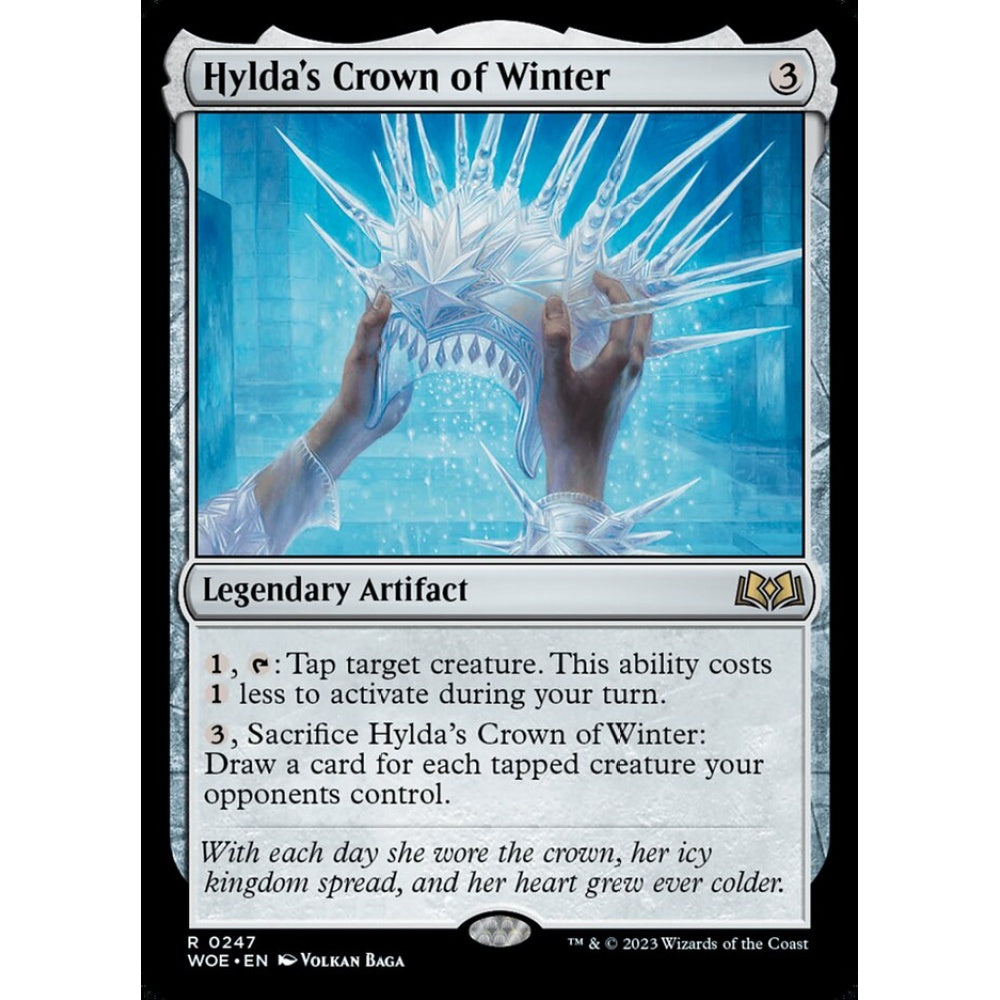 Hylda's Crown of Winter, rare, 247, Magic the Gathering, Wilds of Eldraine