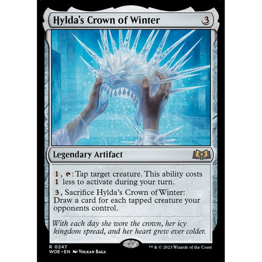 Hylda's Crown of Winter, rare, 247, Magic the Gathering, Wilds of Eldraine