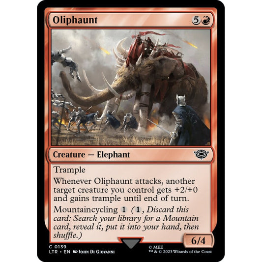 Oliphaunt, common, 139, Magic the Gathering, The Lord of the Rings: Tales of Middle-earth