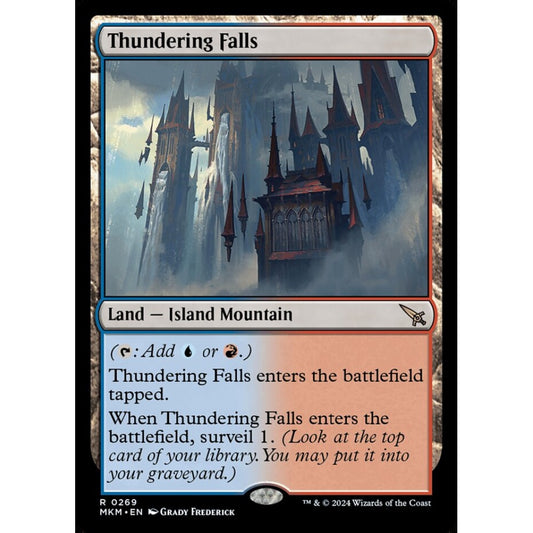 Thundering Falls rare 269 Magic the Gathering Murders at Karlov Manor