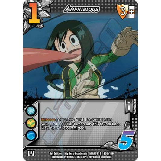 Amphibious, 168/180, C, UniVersus, MHA01 My Hero Academia