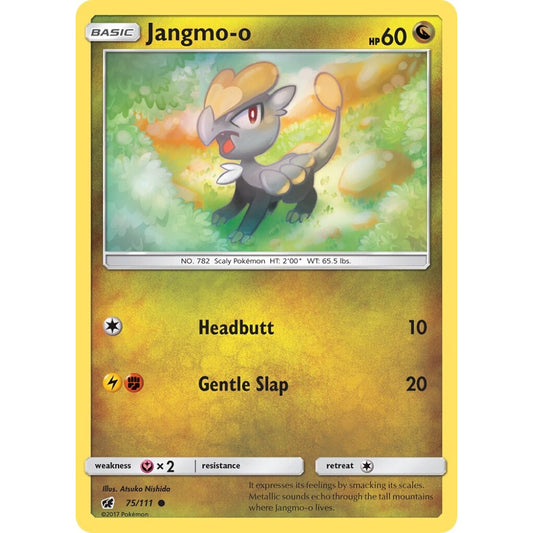 Jangmo-o Common 75/111 Pokemon Card Game Crimson Invasion